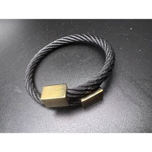 Rustic Cuff Crossover Bracelet